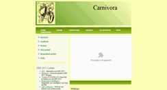 Desktop Screenshot of carnivora.nl