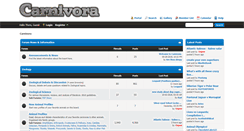 Desktop Screenshot of carnivora.net